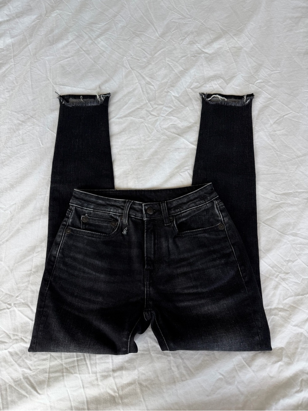R13 Alison Skinny Black Jeans